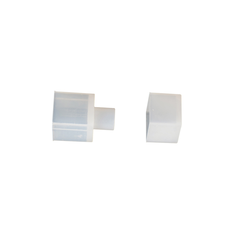 Integral 5 Sets of Silicone End Cap Outlet From Straight End for 13X12 Top-Bend