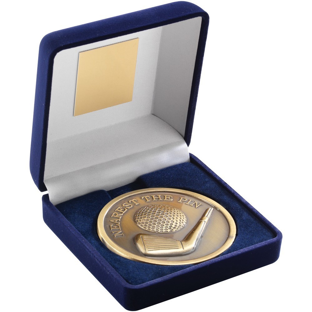 Suppliers Of Boxed Golf Medal Awards - 70mm Hertfordshire