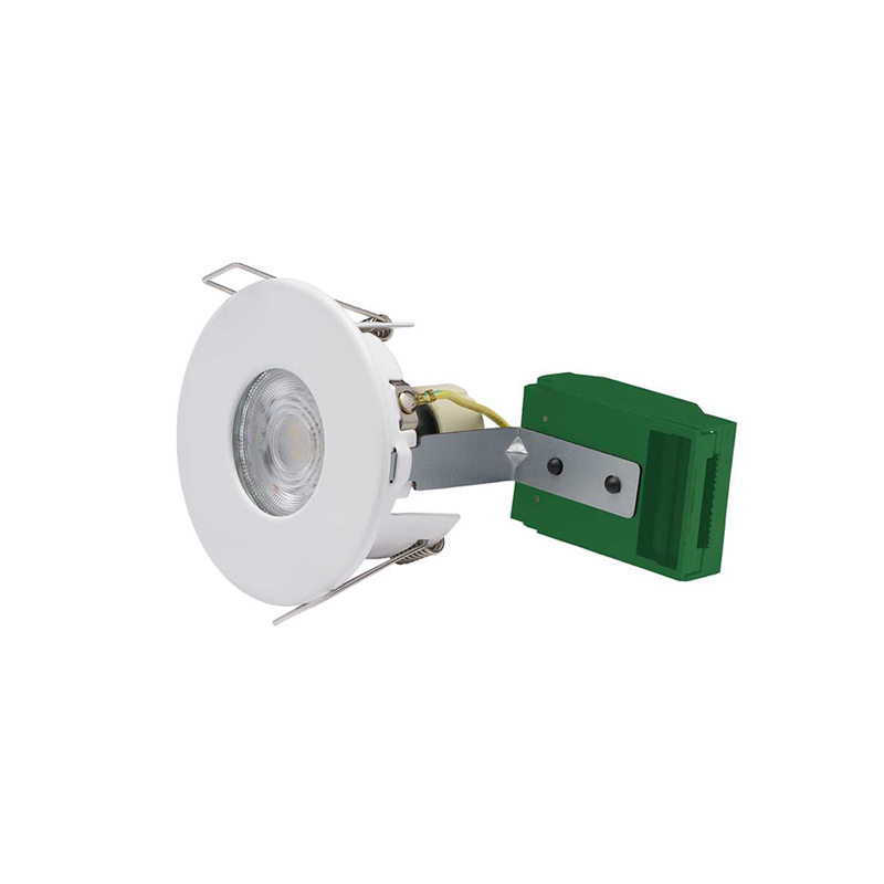 Bell Firestay Protector Open Back Non Integrated Fixed Shower Downlight White