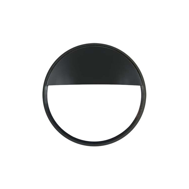 Integral Black Circular Eyelid Accessory for Tough Shell Compact Bulkhead