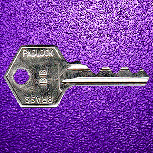 ASEC BB Master Key for AS2518 Brass Padlocks