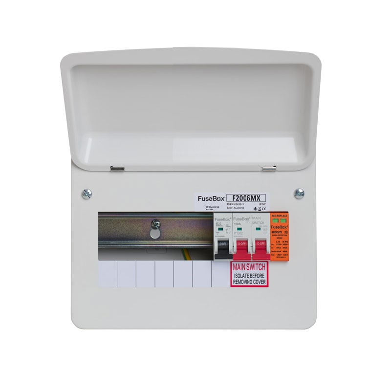 FuseBox Surge Protection Consumer Unit 6 Useable Ways