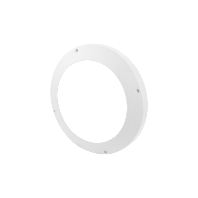 Ovia Metal Housing Circular Bulkhead Ring White