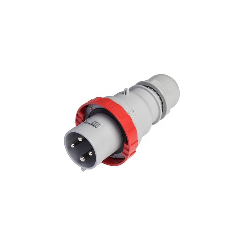 Scame 218.12536 Plug Industrial IP67 IP Rating 125 Amp 3P + E Pins