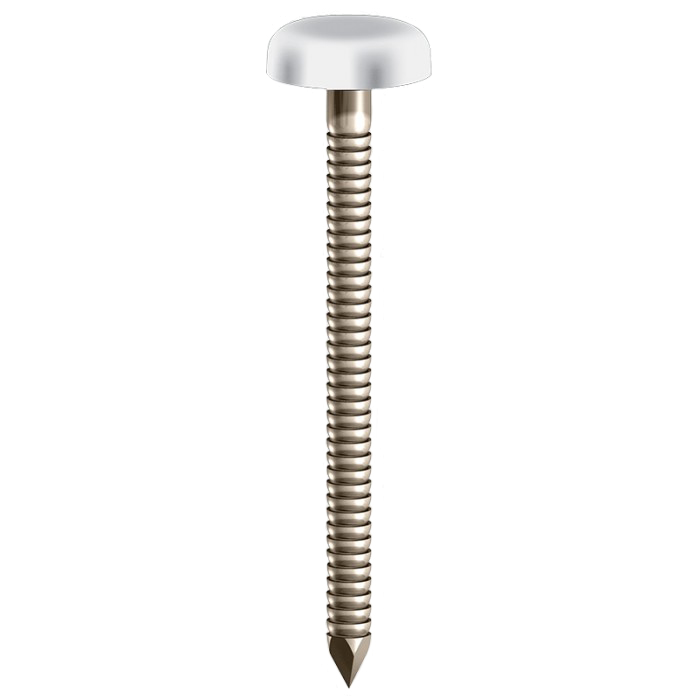 TIMco Polymer Head Nail White 50mm