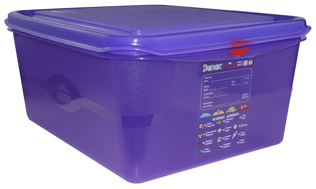 Allergen Airtight Gastronorm Food Grade Container 1/2 10 Litres