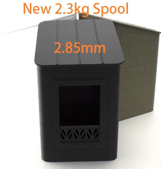 3D FilaPrint PLA Matte Black 2.85mm 2.3Kg 3D Printing Filament