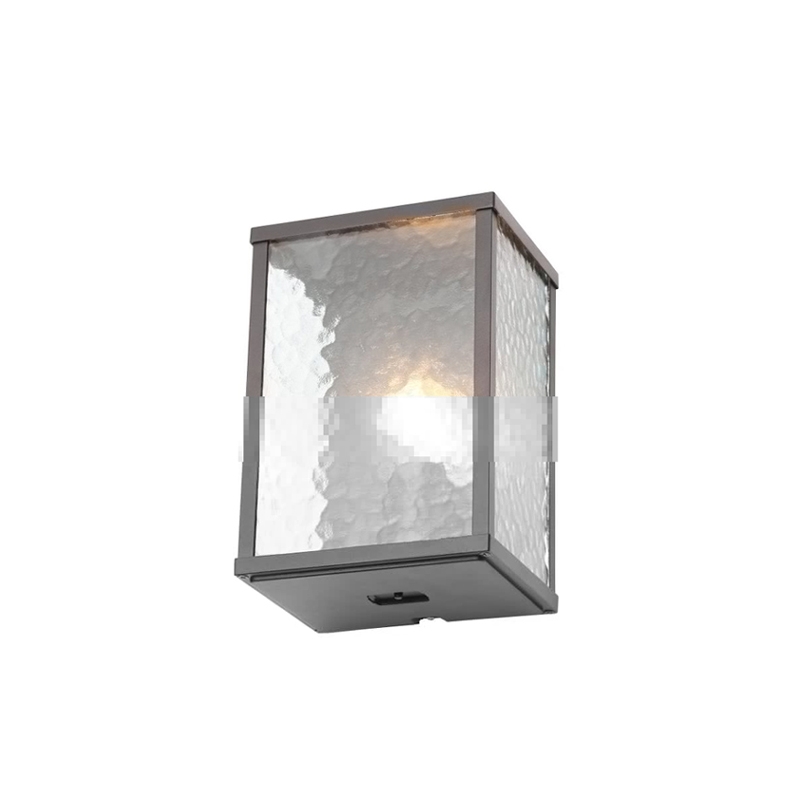 Forum Keb Wall Lantern Black With Water Glass