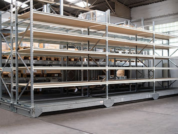 Multi-Tier Warehouse Racking Units