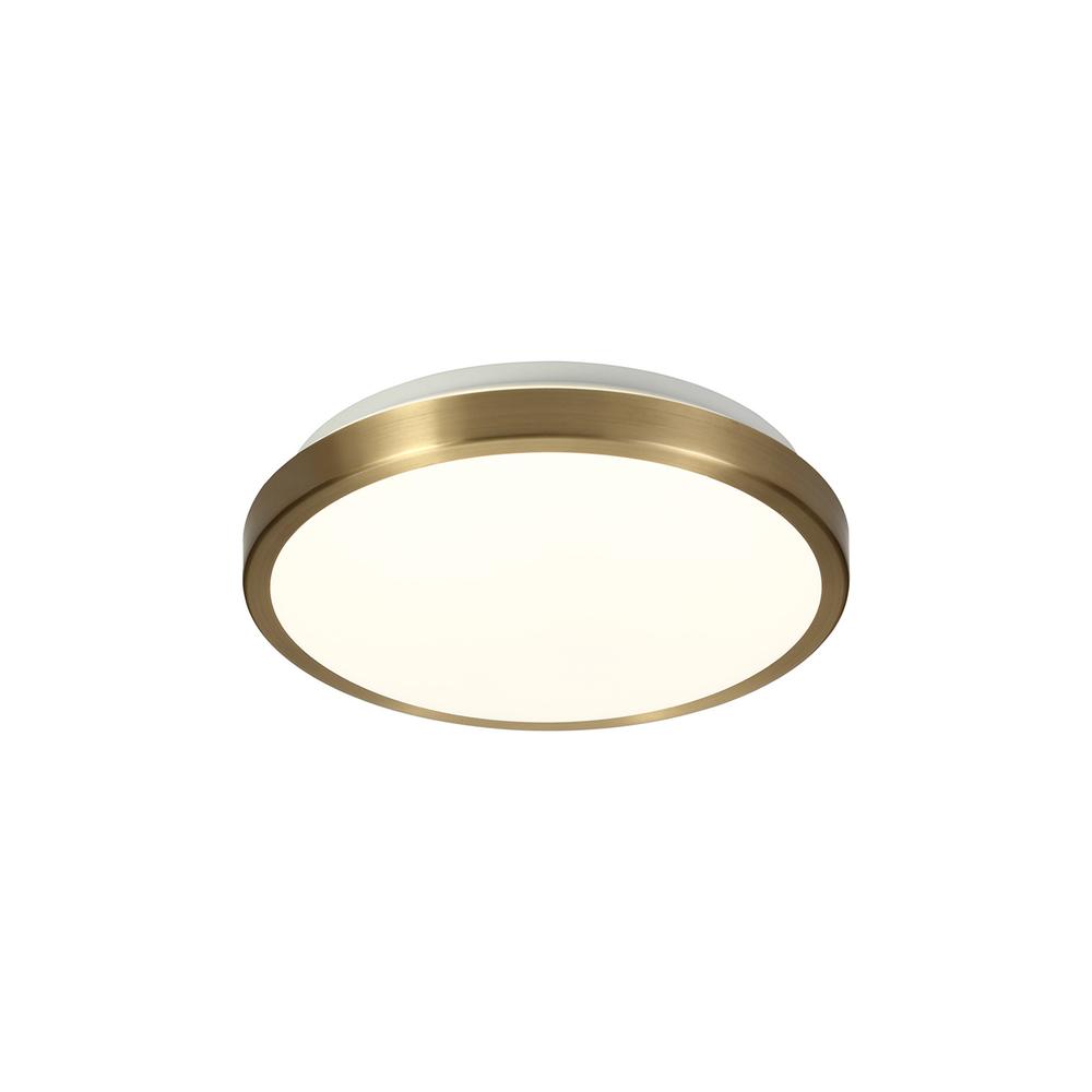 Luxuria Onyx 30cm Ceiling 1x12W LED 4000K 3-Step-Dimmable 890lm IP44 Soft Bronze/White