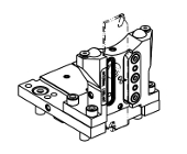 Axial geared-up driven tool H&#61;100mm Ratio 1:2