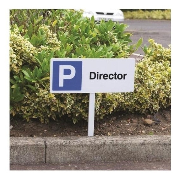 Parking Director – Verge Sign with 800mm Post