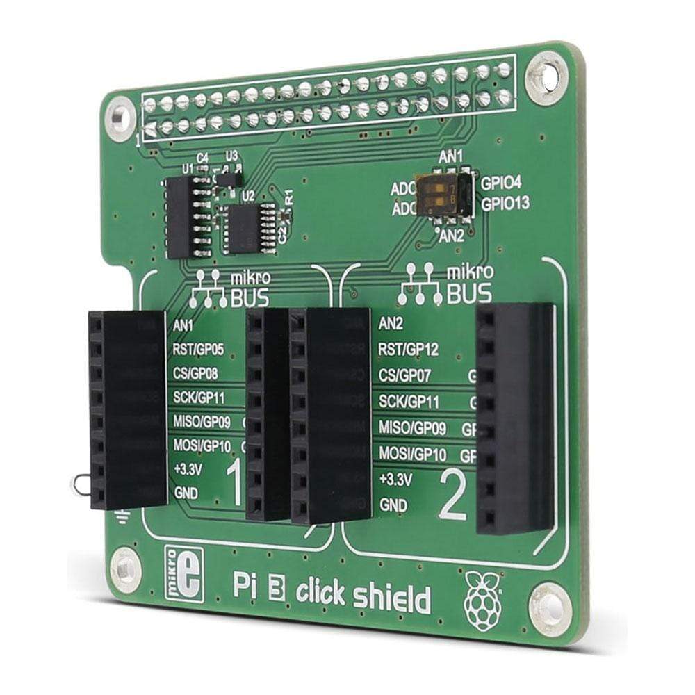 Raspberry Pi 3 Click Board Shield