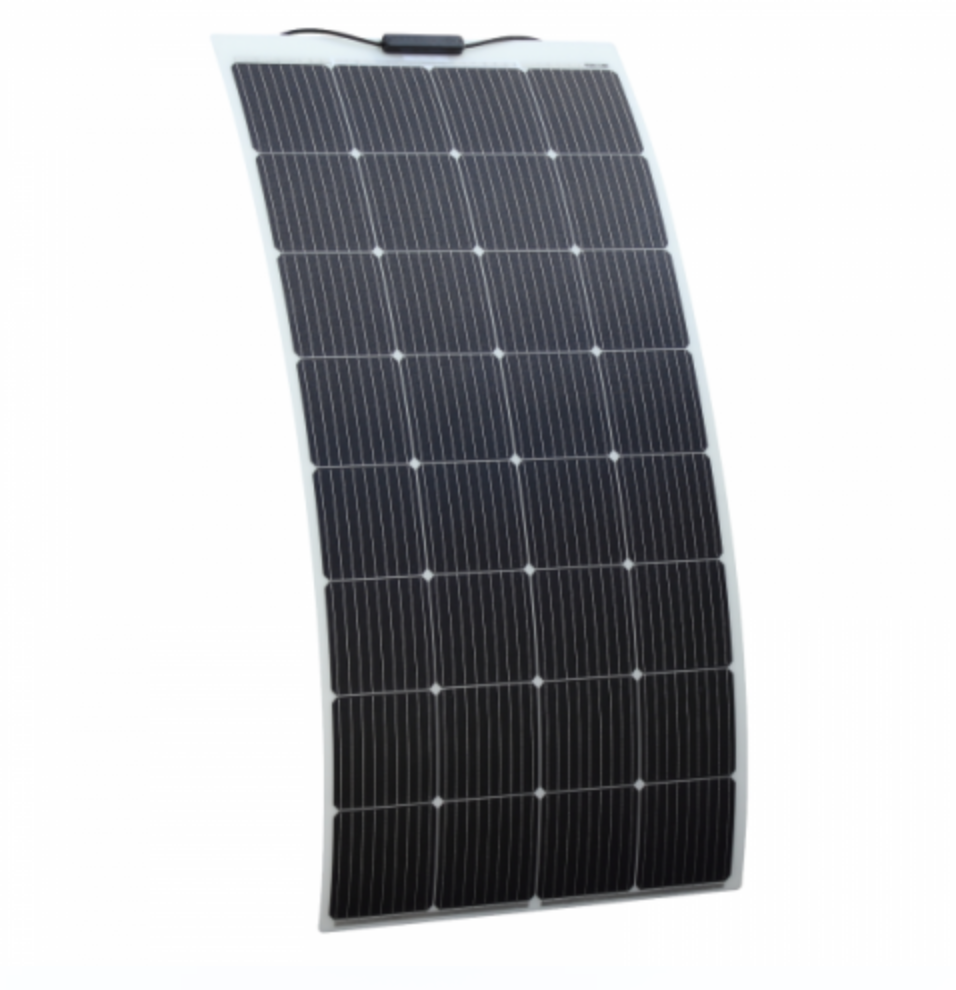 200W Semi-Flexible Fibreglass Solar Panel With Durable Etfe Coating