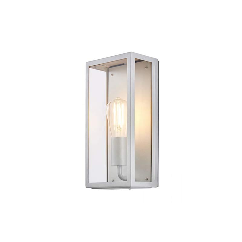 Forum Minerva Box Lantern E27 Silver