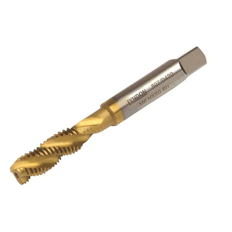 M 4 Spiral Flute Metric ISO Taps (Tin)