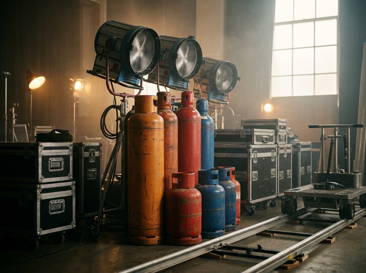 Gas Cylinders For TV And Film Production UK