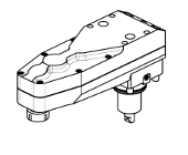 QUICK CHANGE MTSK driven tool H&#61;100mm