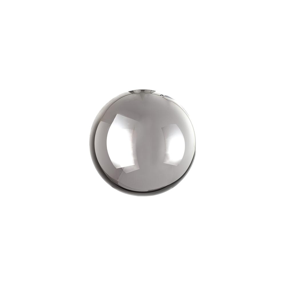 Luxuria Apex 150mm Round (J) Smoke Plated Globe Glass Shade