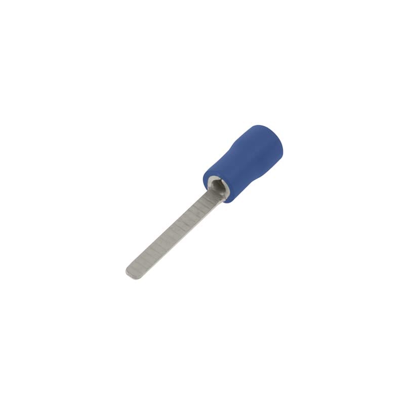 Unicrimp 2.2mm x 18mm Blue Blade Terminal (Pack of 100)