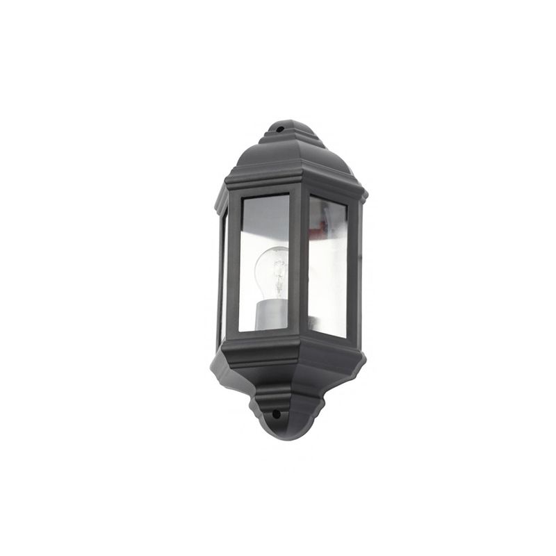 Forum Athena Wall Lantern E27 Black