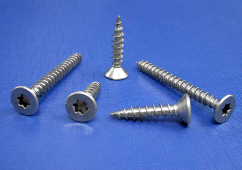 Flat Head Stainless Woodscrews For Furniture Assembly