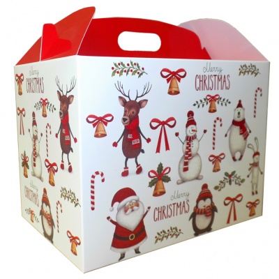 Gable Boxes - 24x18x16 (pk10 Large) - CHRISTMAS CHARACTERS