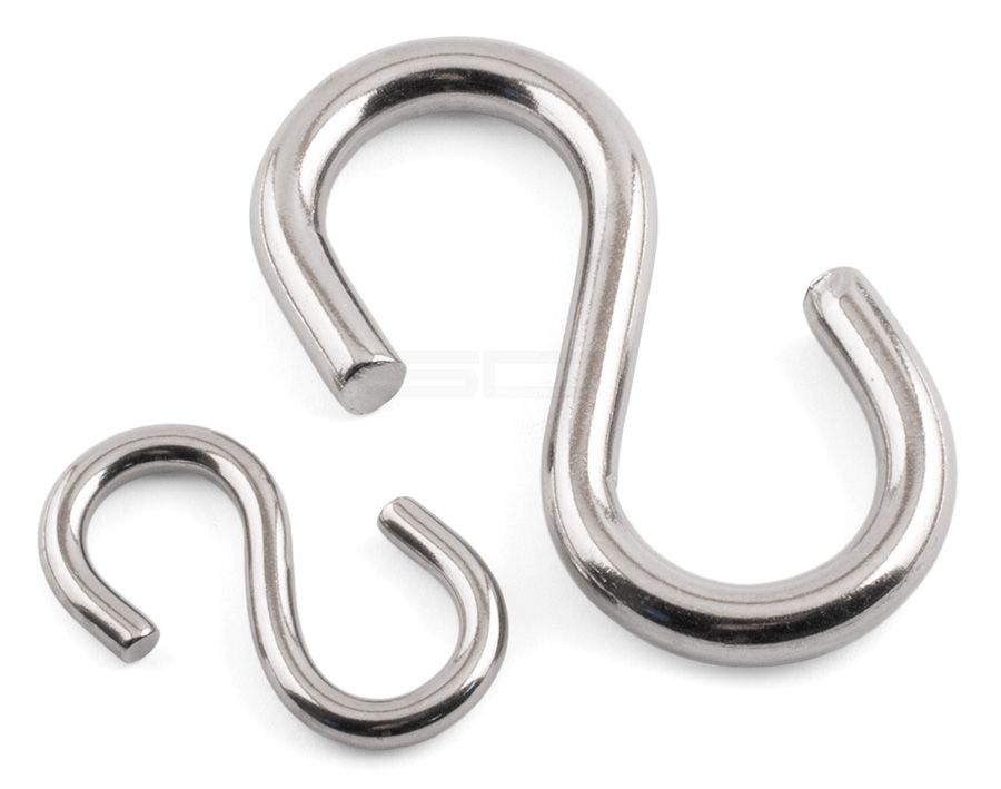 S Hooks - 316 / A4 Stainless Steel