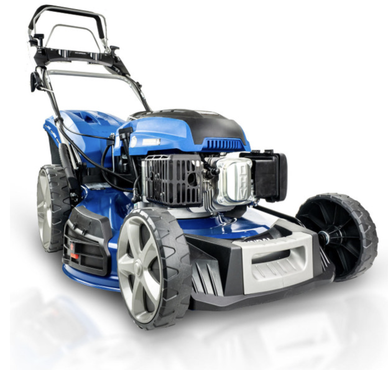 Hyundai 22”/56cm 196cc 4-in-1 Electric-Start Self-Propelled Petrol Lawnmower HYM560SPE