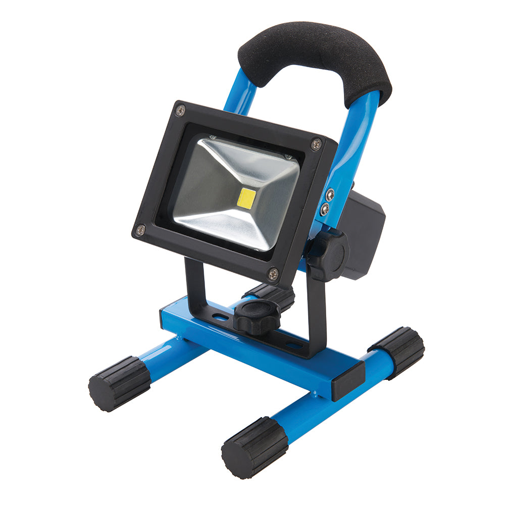 Silverline 258999 LED Rechargeable Site Light with USB 10W UK