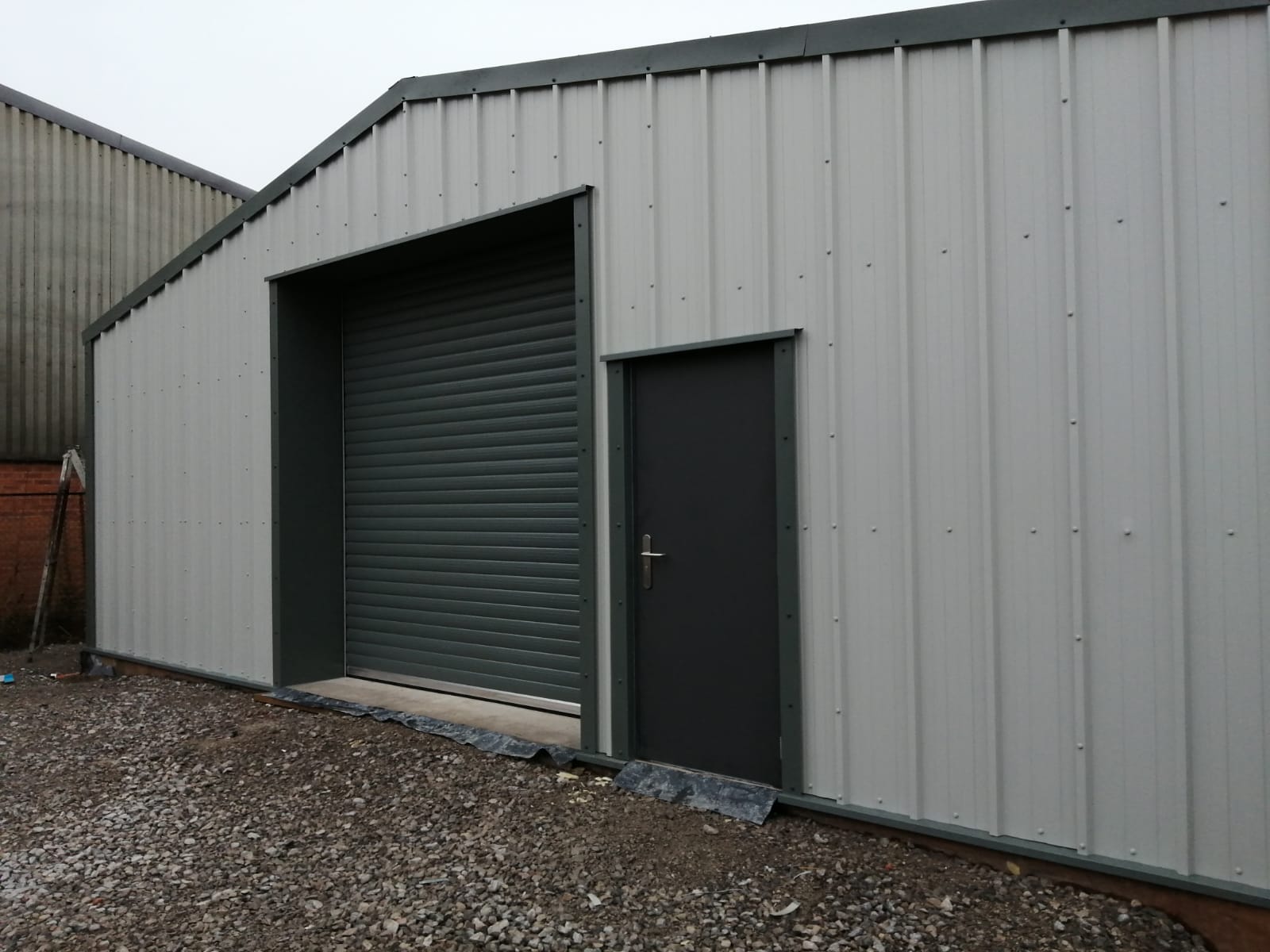 Agricultural Steel Buildings With Roller Doors In Surrey