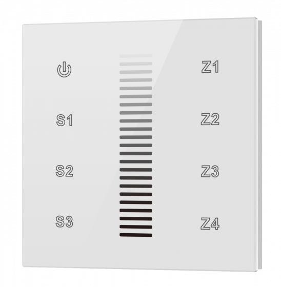 Sunricher RF Single Colour Touch Slider RF Wall Panel 230V (White)