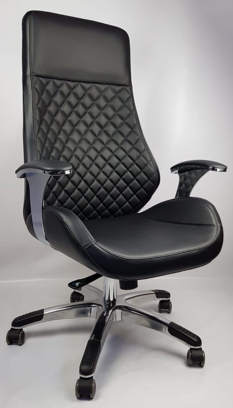 Providers Of Contemporary Black Leather Reclining Executive Office - YS1107A North Yourkshire