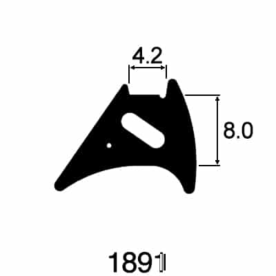 UK Suppliers Of 8.0mm x 4.2mm Wedge Gasket
