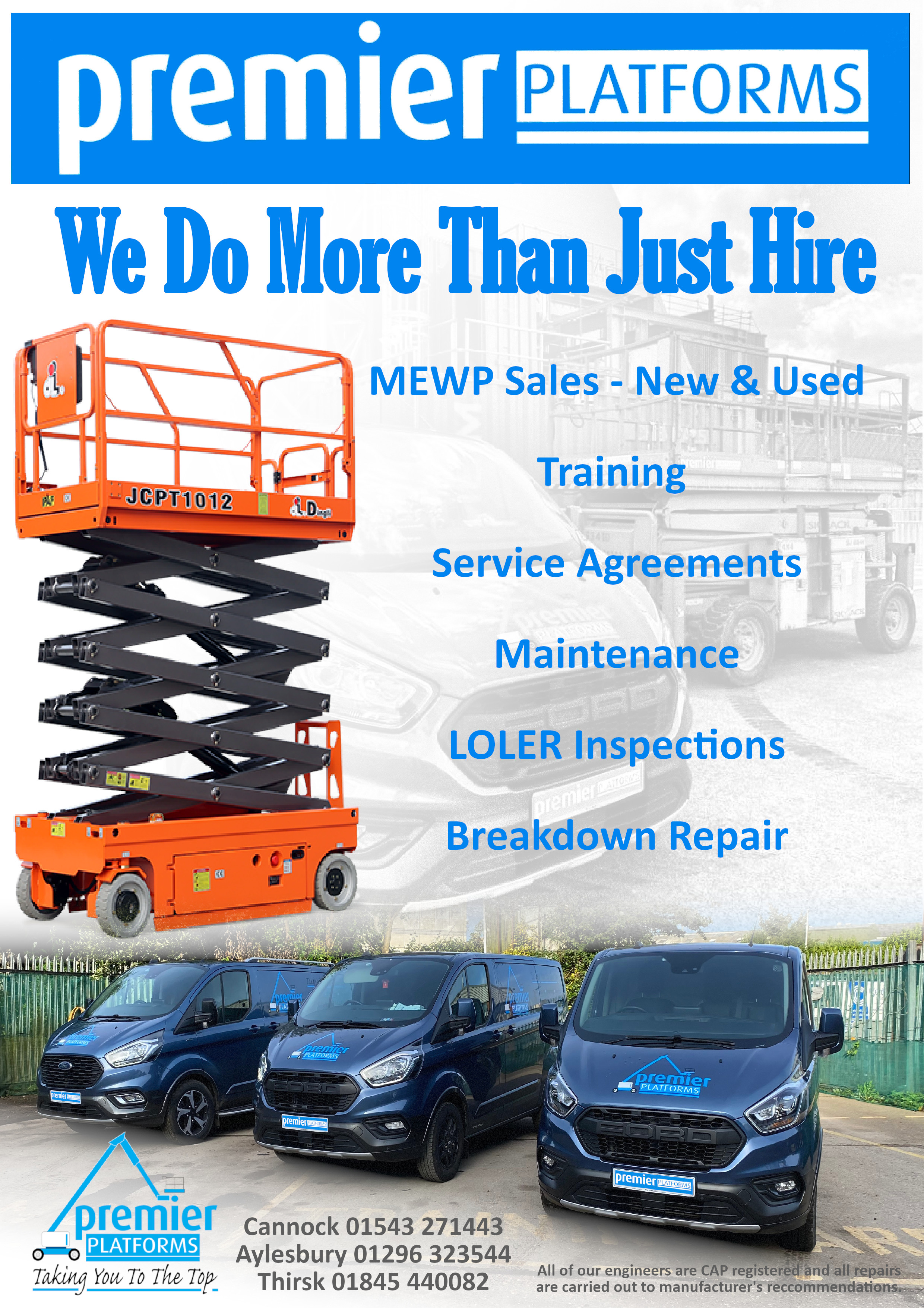 LOLER Maintenance Services In Staffordshire