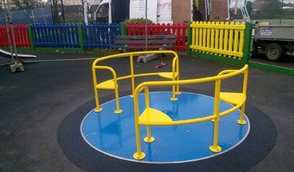 UK Designers Of Roundabouts With Steel Seat