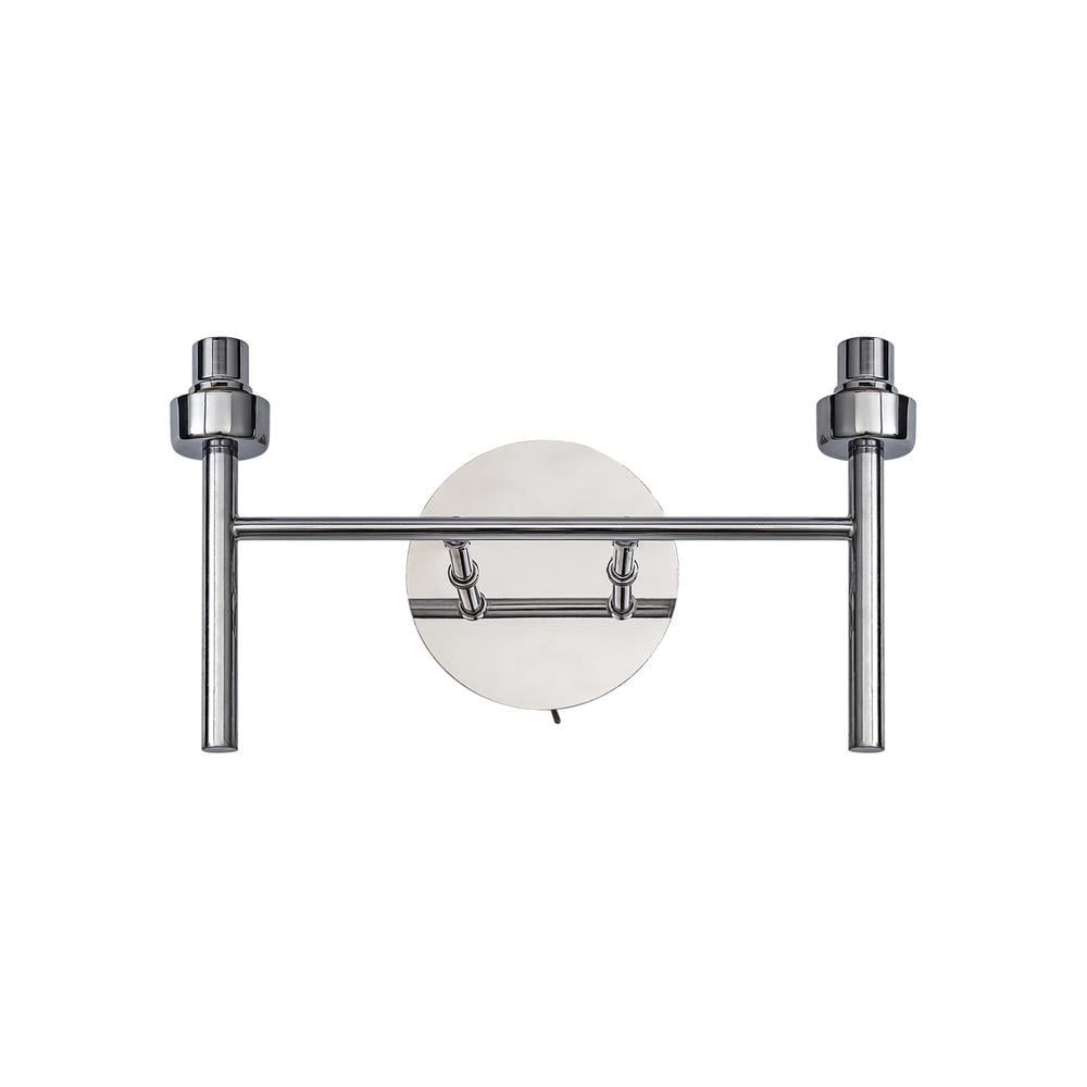 Luxuria Apex Polished Chrome 2 Light G9 Universal Switched Wall Light