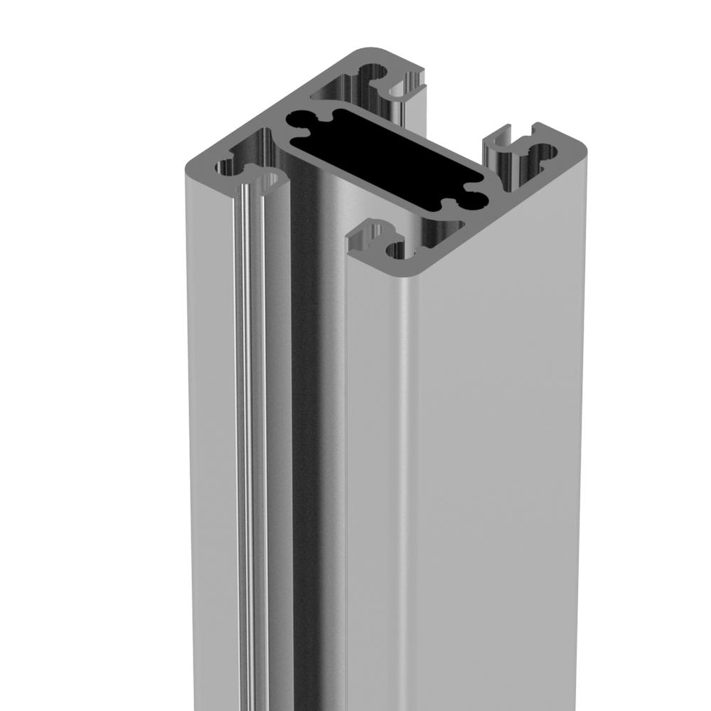 Marano Base Fix Profile Mid Section - 6mIncludes 2M Capping - Satin Anodised