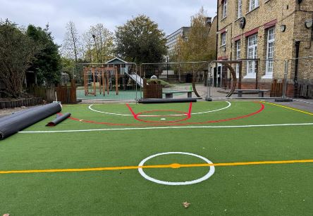 MUGA Sports Pitch installed in South London