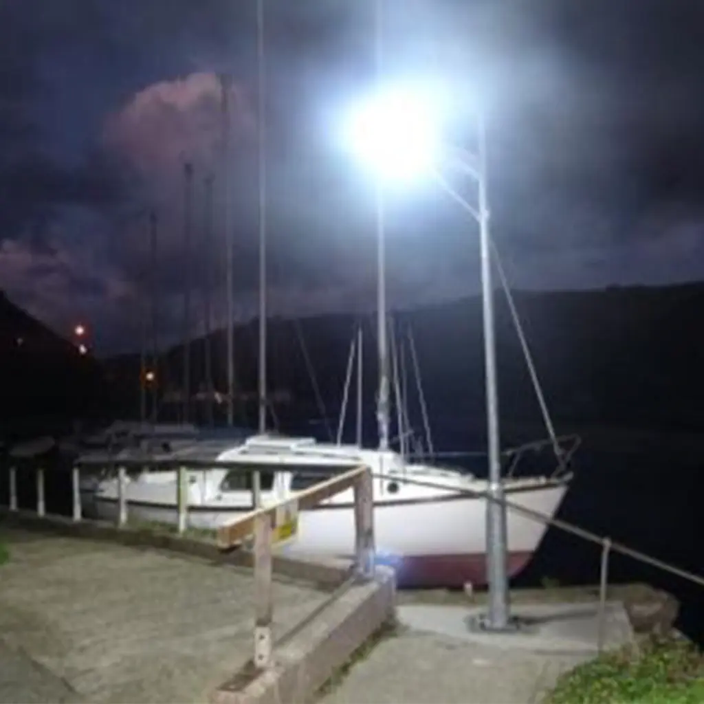 Marina solar lighting