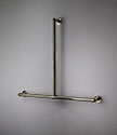 Classic Brass T-Shaped Grab Bar (150TBR)