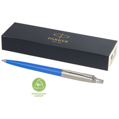 PARKER JOTTER RECYCLED BALL PEN in Process Blue.