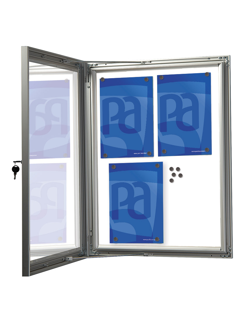 Magnetic Locking Noticeboard