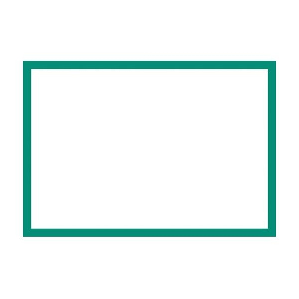 Blank Adapt-a-Sign - Green Border