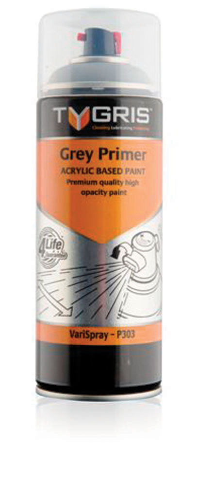 P303 Grey Primer Paint 400ml Vari-Spray