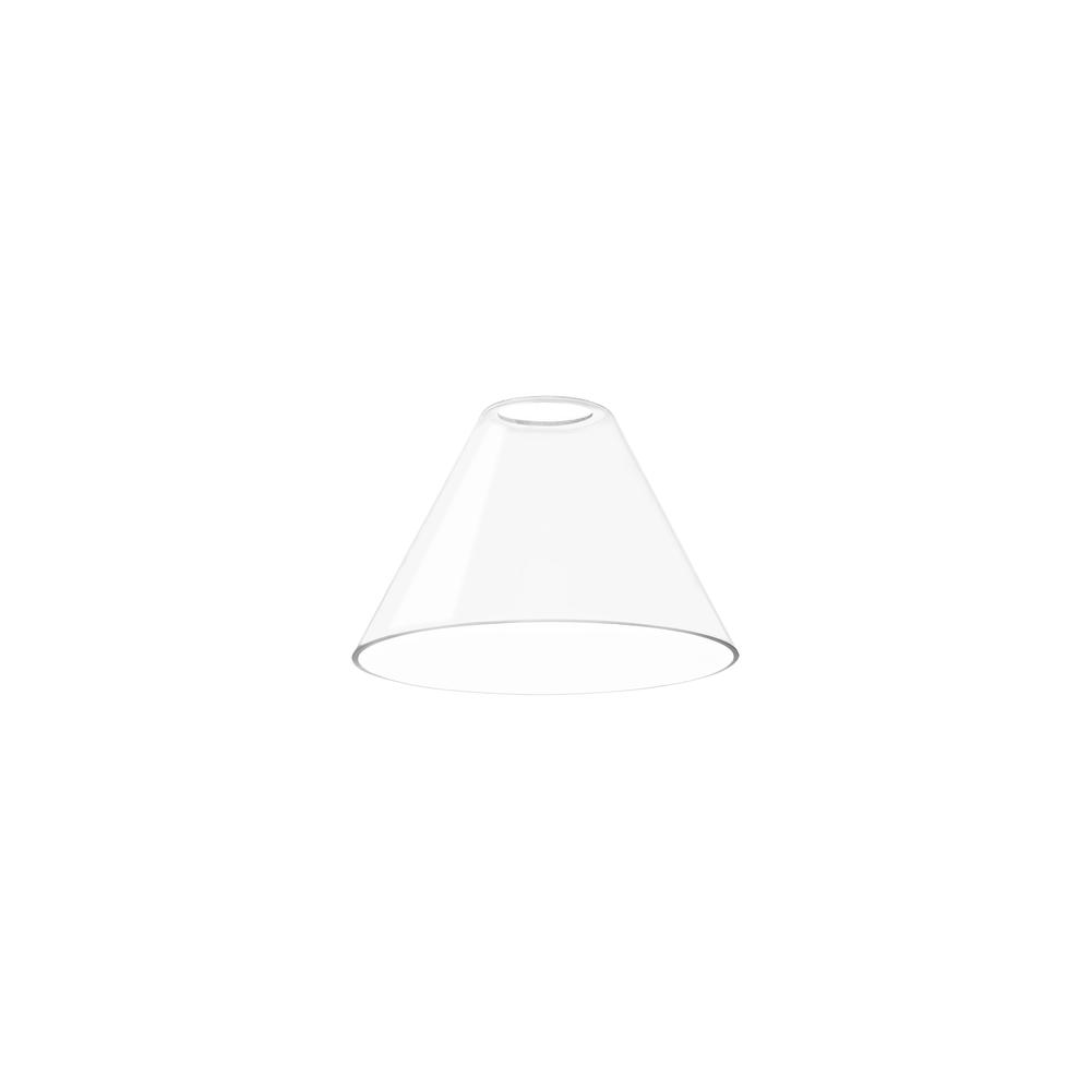 Luxuria Glorelle Cone 18cm Glass Shade (C) Clear