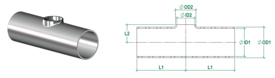 BS4825-2, Reducing Tee
