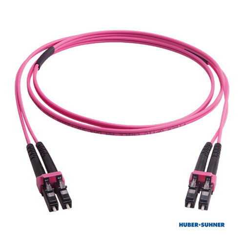 H+S Multi-Mode LC Classic Duplex Fibre Patch Cable OM4