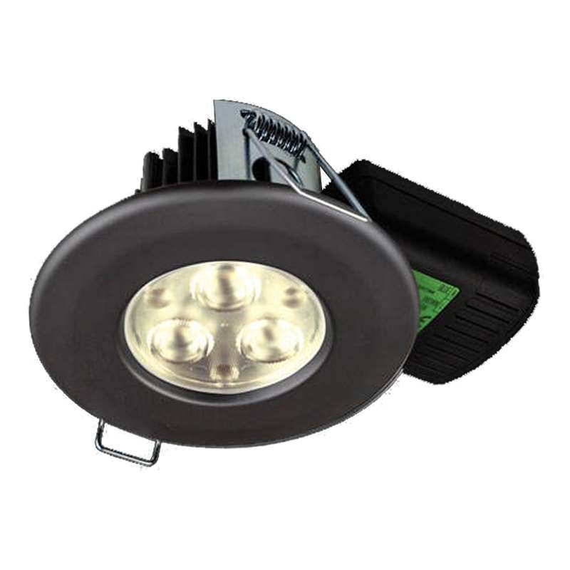 Collingwood H2 Pro 550 LED Downlight 5.2W Matt Black 3000K