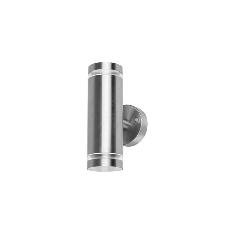 Integral Outdoor Stainless Steel GU10 Up/Down Wall Light Steel